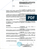 Orden General 1936 Aprueba El Manual de Doctrina y Código de Ética de Carabineros de Chile