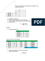 Ejercicios de Estadistica