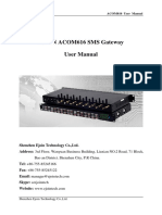 SMS Modem User Manual