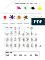 Colors Word Search