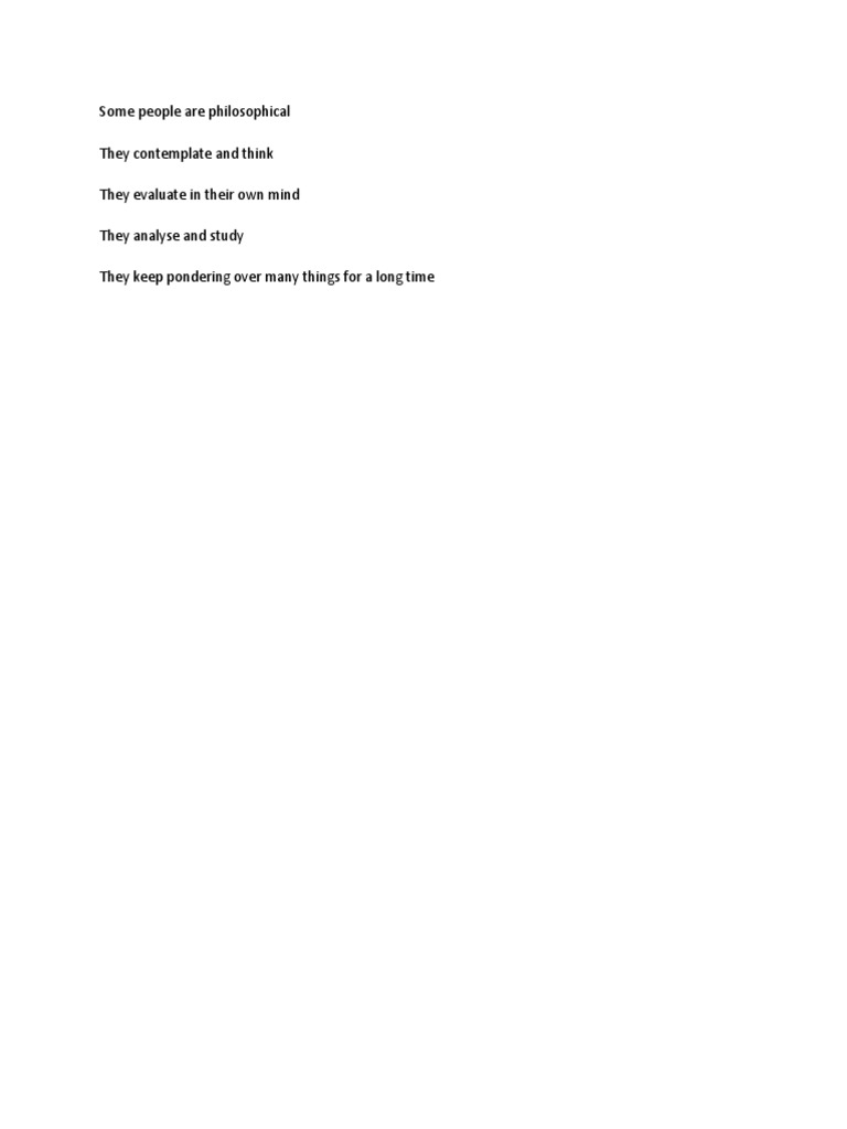 The Art of Philosophical Contemplation | PDF