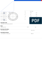 Lock Nuts Requiring A Keyway &#40 Metric&#41 - KM 22