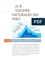 Las 8 Regiones Naturales Del Perú