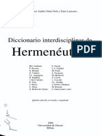 Hermeneutica Diccionario Metafora