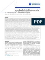 Clinical, imaging, and pathological heterogeneity of the Alzheimer’s disease syndrome