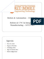 Parts of A Robot, DOF, Classifying Robots PDF