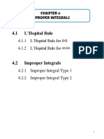 L'Hopital Rule and Improper Integrals