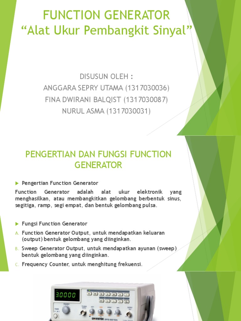 Function Generator PDF