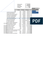 Gantt Chart