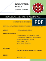 Informe de Geología General Reconocimiento Fisiográfico - Shaullo