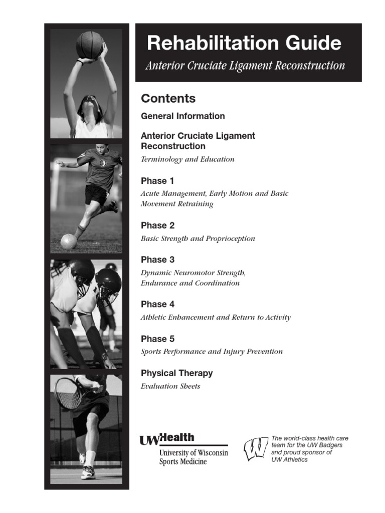 Acl Rehab Protocol After Knee Operation PDF Knee Physical Therapy