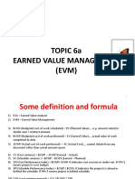 Chapter 6 Earned Value Management