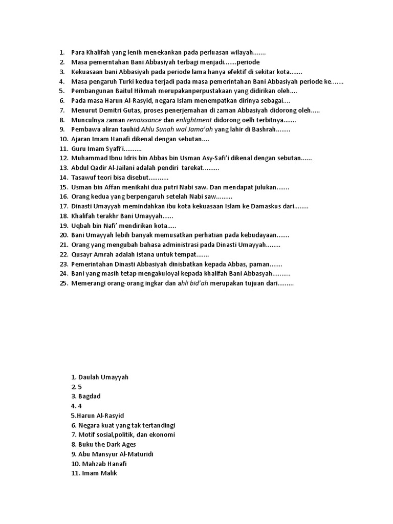 Download Contoh Soal Essay Pendidikan Agama 24 Photos