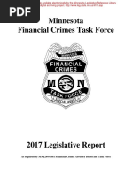 Minnesota Financial Crimes Task Force Legislative Report 2017