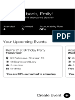Welcome Back, Emily!: Your Upcoming Events