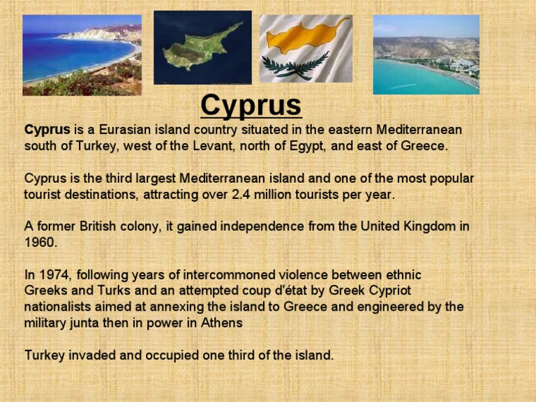 Cyprus: History, Tourism, and Geography | PDF