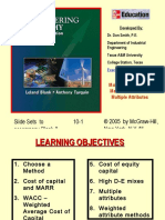 Slide Sets To Accompany Blank & Tarquin, Engineering Economy, 6Th Edition, 2005 © 2005 by Mcgraw-Hill, New York, N.Y All Rights Reserved 10-1