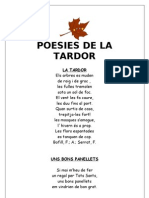 Poesies de La Tardor