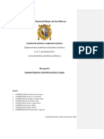 Cromatografia Identificacion de Iones