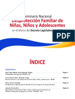 Seminario+Nacional+sobre+Desprotección+Familiar+de+Niñas,+Niños+y+Adolescentes Diapositivas PDF