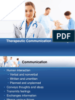 Therapeutic Communication in Nursing
