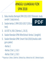 Minggu Ulangkaji Fizik Spm 2018