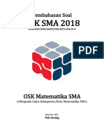 1.2 Pembahasan Soal OSK Matematika SMA 2018 Tingkat Kabupaten