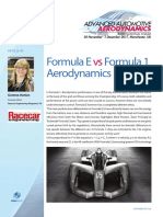 Aerodynamics Key to Success in Formula E and Formula 1