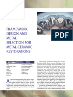 19 Framework Design and Metal Selection For Metal-Ceramic Restorationsmic