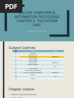 Csc134 Computer & Information Processing Chapter 2: The System Unit