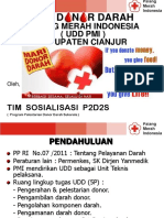 Sosialisasi Direktur UDD PMI Cianjur