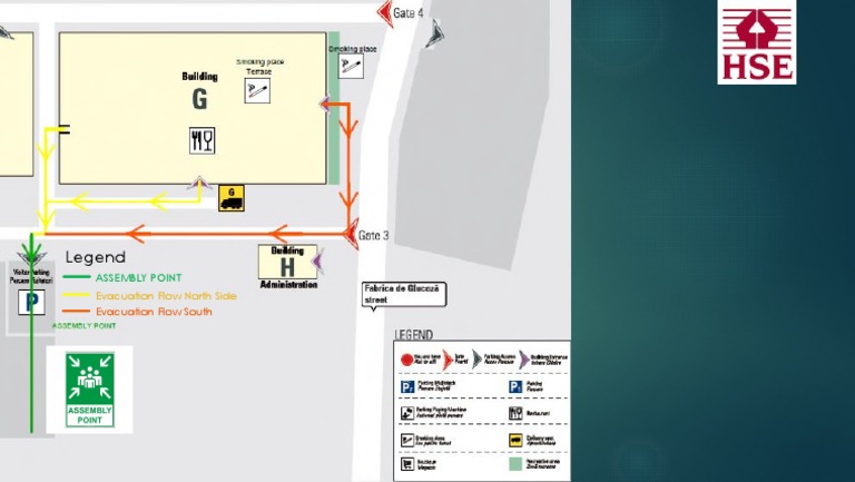 Evacuation Flow Directions and Assembly Points | PDF