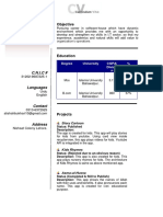 Ali Shah CV PDF