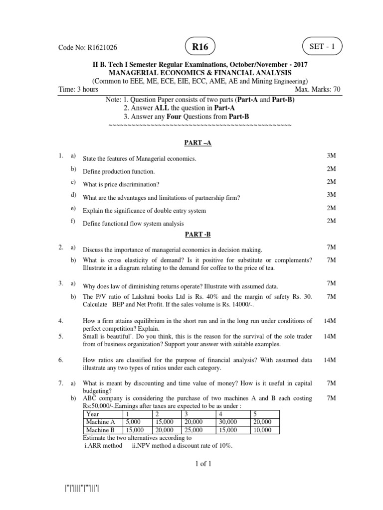 Jntuk 2 1 Mefa Nov 2017 Q P PDF Demand Economics