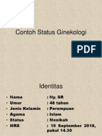 Contoh Status Ginekologi