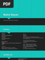 Naïve Bayes + Neural Network