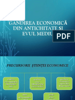 Tema 2 Precursorii Ştiinţei Economice