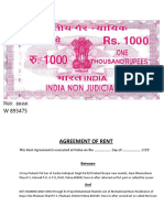 Agreement of Rent: Bihar