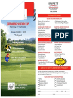 Golf 2018 Flyer With Early Bird Price on It