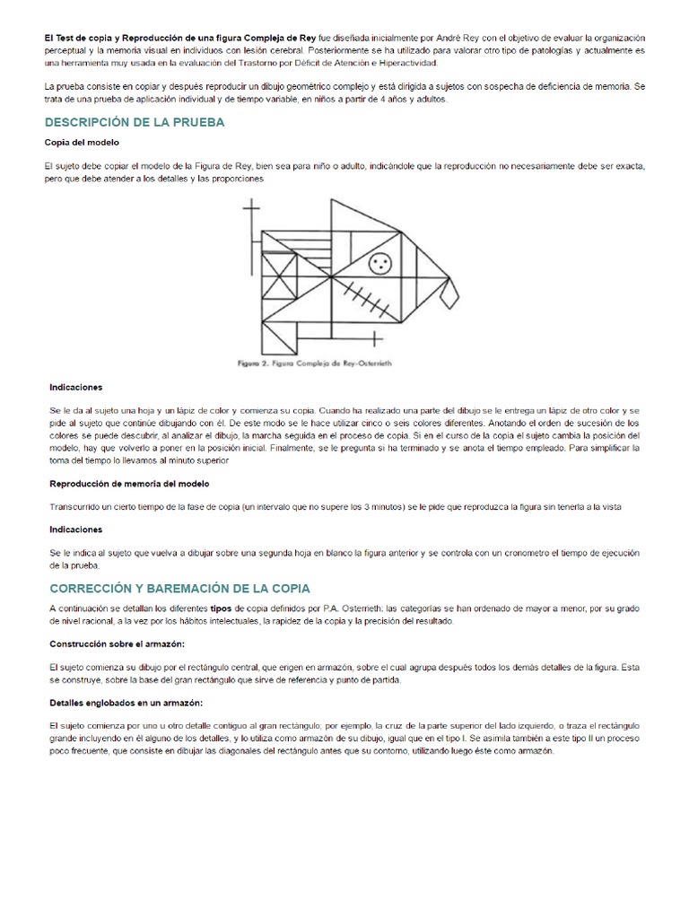 Test de La Figura Del Rey | PDF
