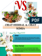 Obat Herbal Dan Obat Kimia