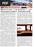 19-10-18 Buscan “nutrir” el desarrollo infantil