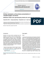 Orbital Metastasis As The Primary