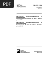 NBR 04158 - Ferrosilicio Ferrosilicio-Manganes E Ferrocromo-Silicio - Determinacao Do Teor De Silicio - Metodo Gravimetrico.pdf