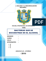 Bacterias Que Se Encuentran en Las Bebidas Alcoholicas