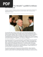 Le jour où "Le Monde" a publié la tribune de Faurisson - Ariane Chemin