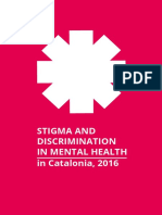 Obertament - Annual Report On Stigma in Catalonia 2016