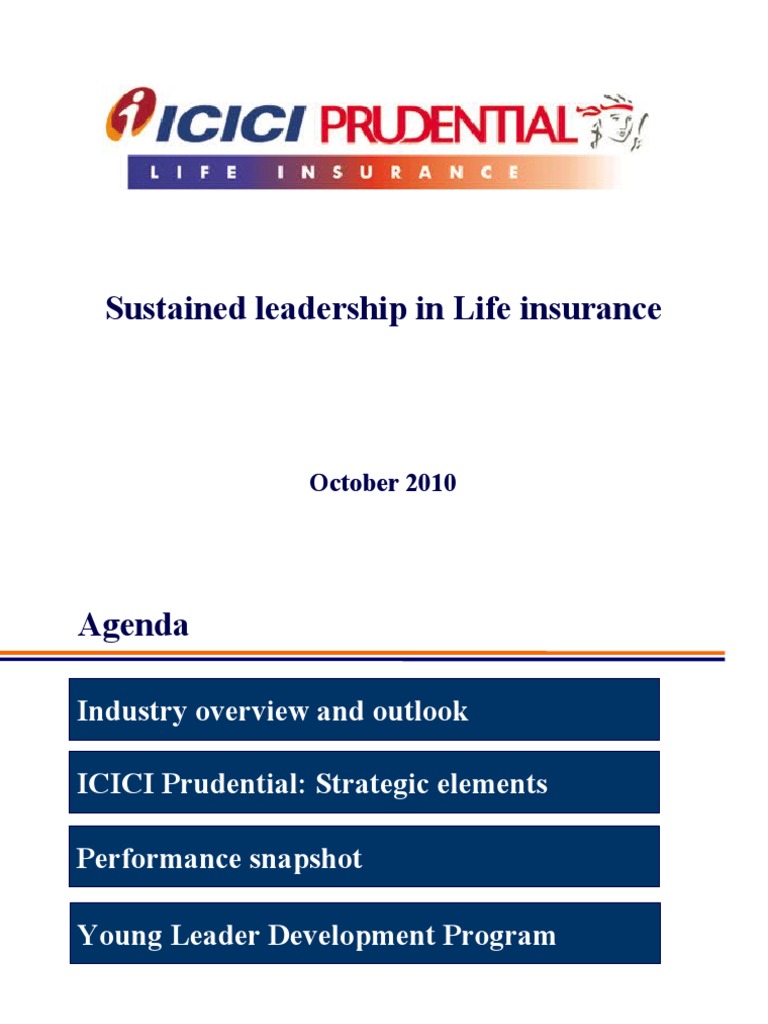 ICICI Prudential Life Insurance Overview | PDF | Risk | Insurance