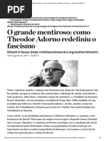 Dinesh D’Souza - O Grande Mentiroso_ Como Theodor Adorno Redefiniu o Fascismo – Mídia Sem Máscara