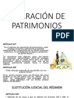 Separación de Patrimonios